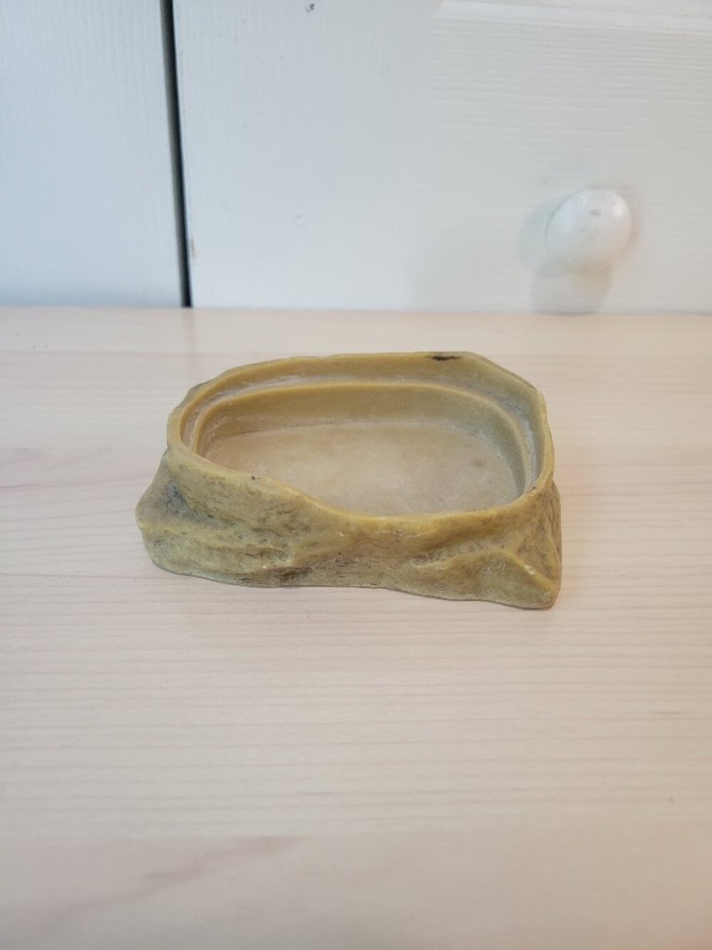 EXO TERRA Small 4" Reptile Critter Natural Rock Texture Food/Water Bowl Dish EUC